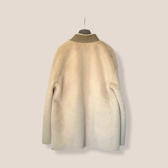 Fur coat (suede finishing) - Picture 3 of 8